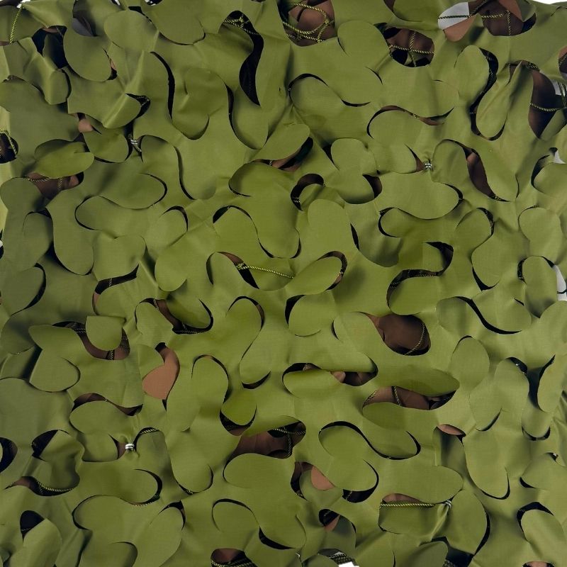 Militair driehoekig camouflagenet