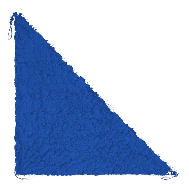 Blauw driehoekig camouflagenet