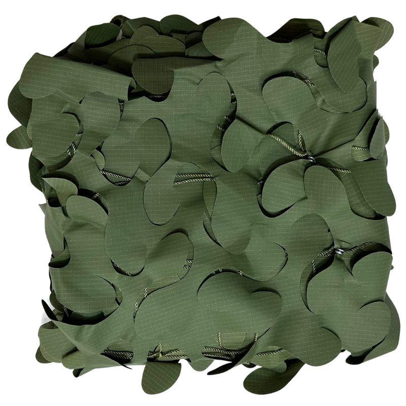 Groen driehoekig camouflagenet