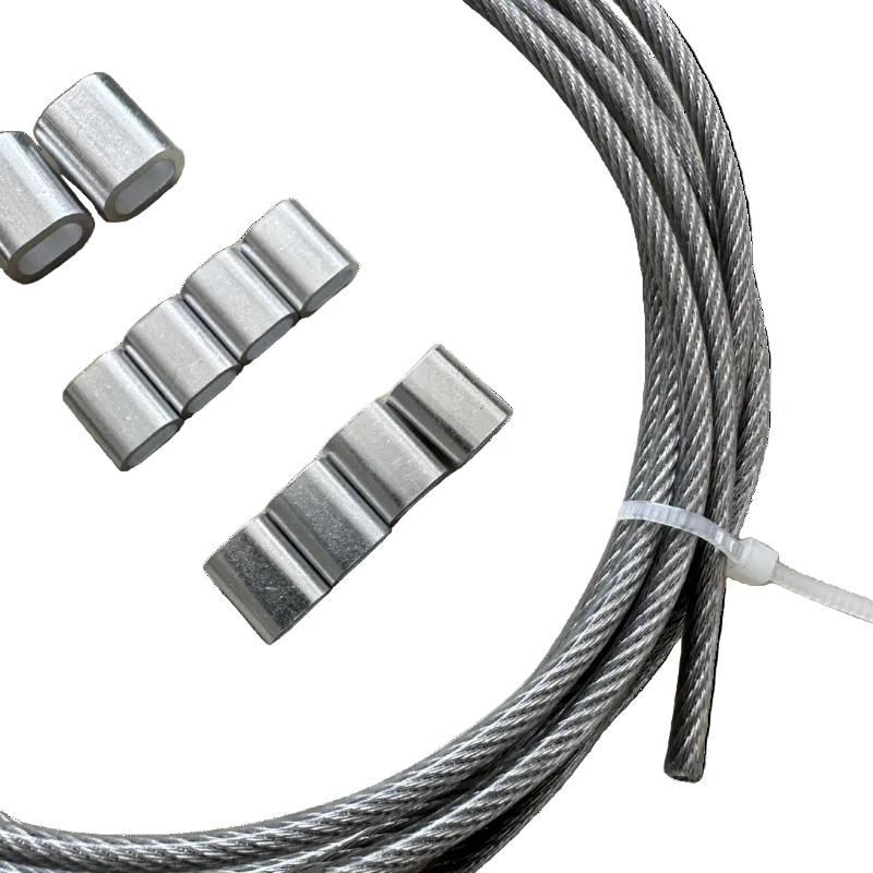 Staalkabel voor camouflage schaduwzeil