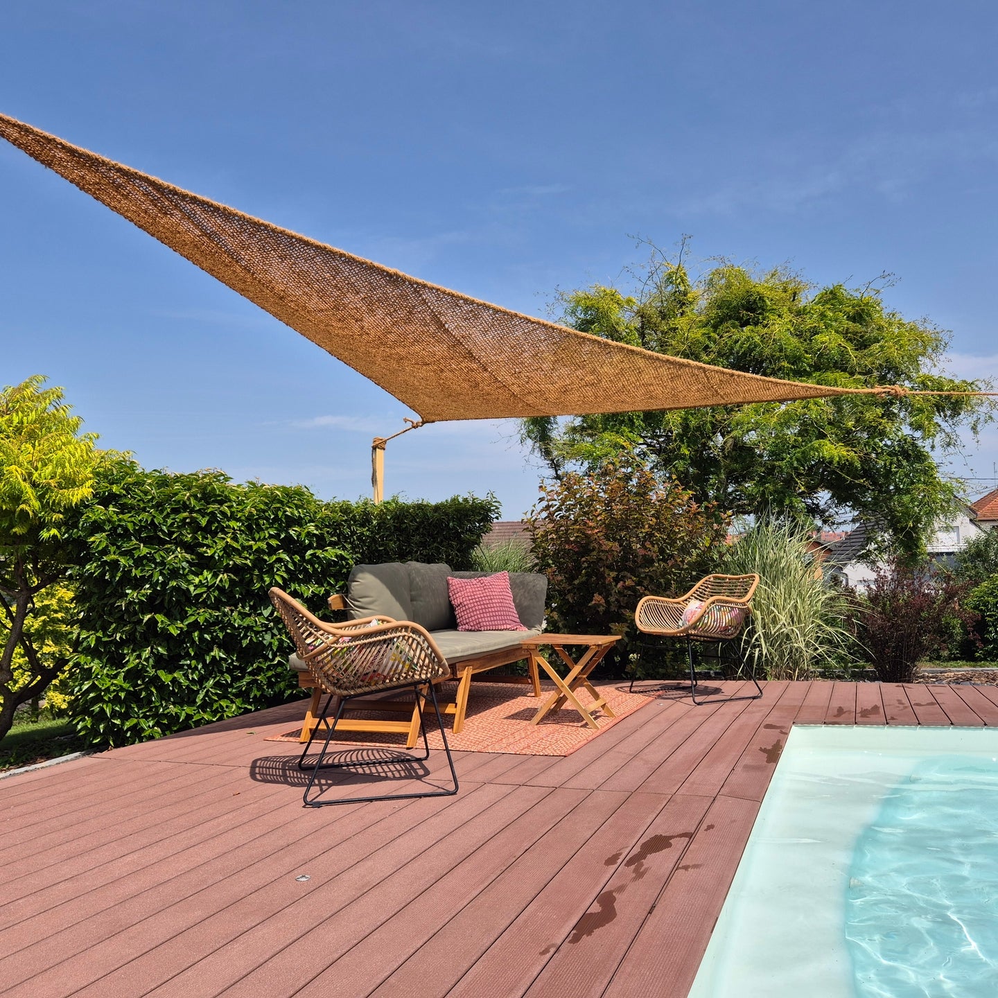 Schaduwdoek kokosvezel