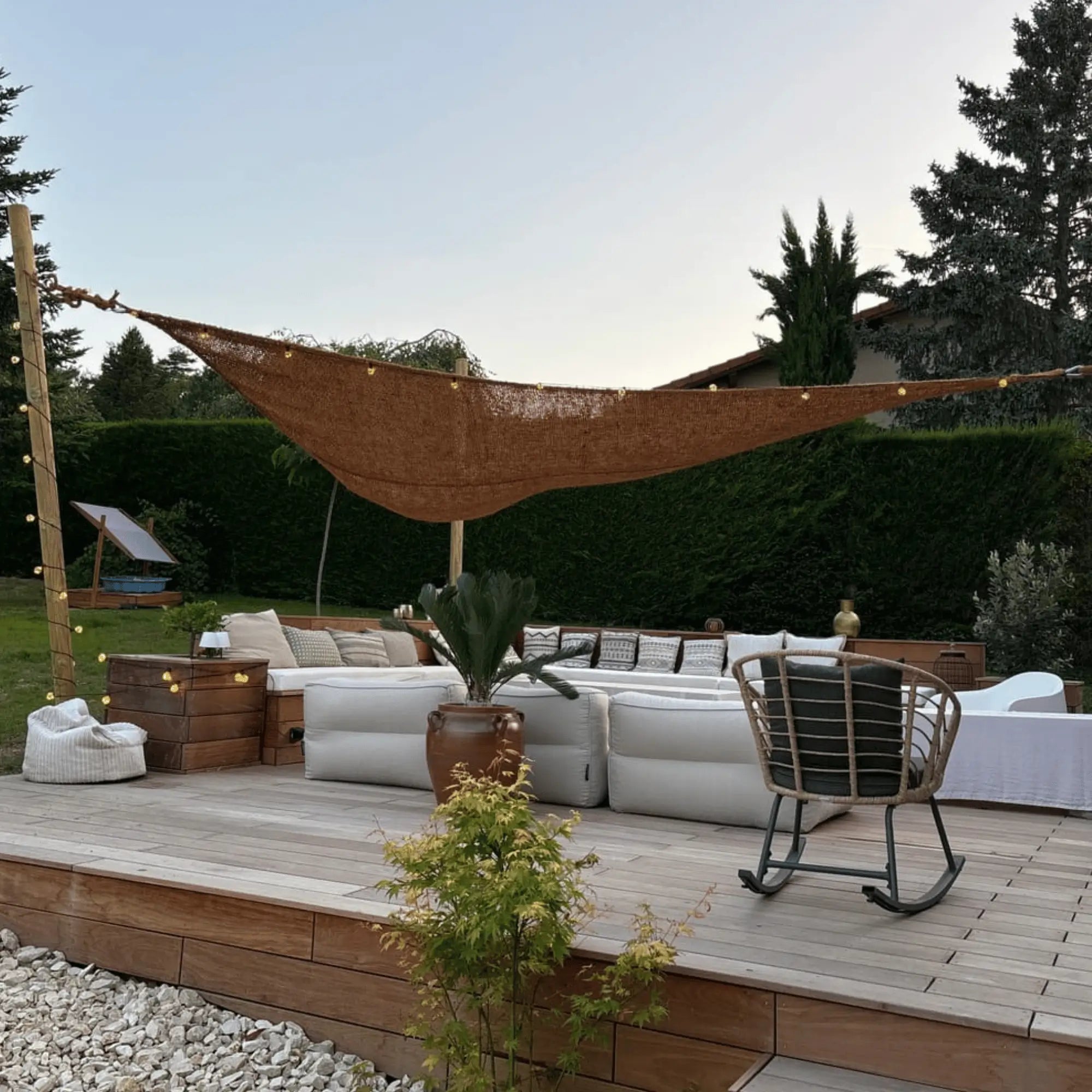 Schaduwdoek kokosvezel