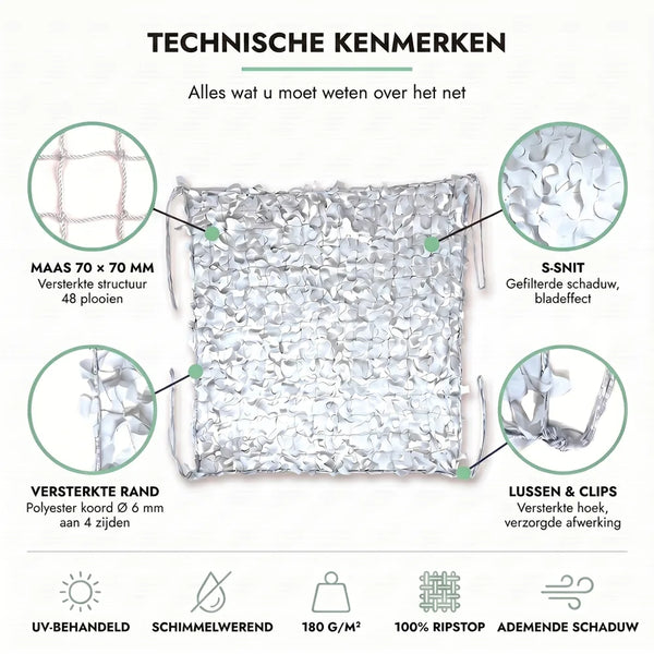 Wit camouflagenet