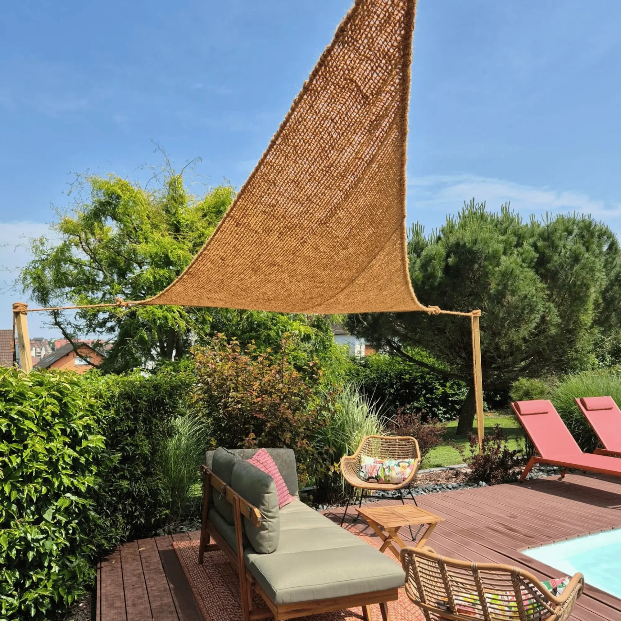 Schaduwdoek kokosvezel