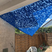 Blauw driehoekig camouflagenet

