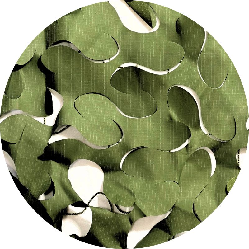 Groen driehoekig camouflagenet