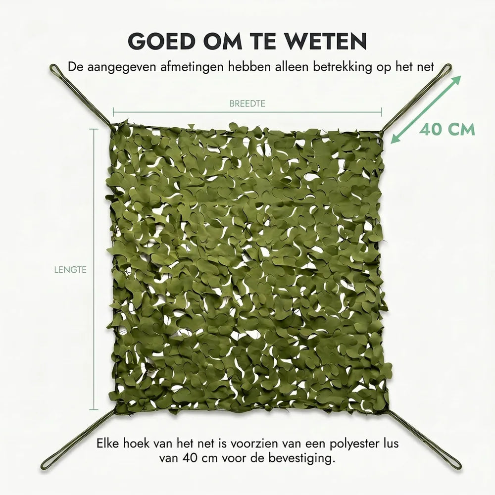 Groen camouflagenet