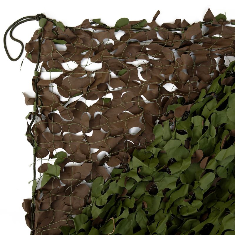 Monster van versterkt camouflagenet