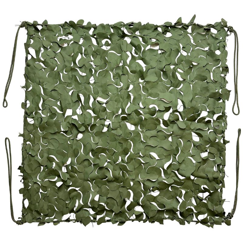 Monster van versterkt camouflagenet