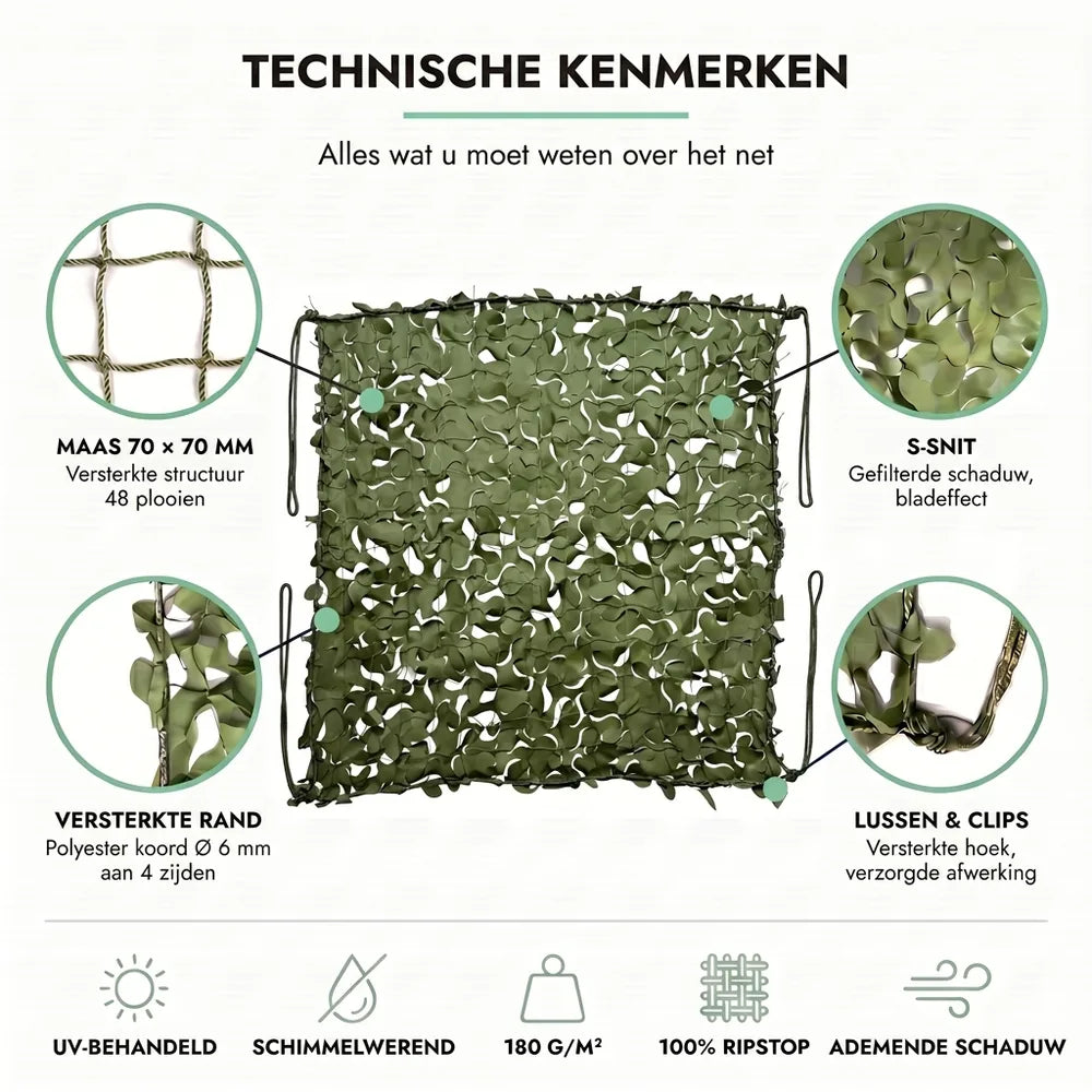 Groen camouflagenet
